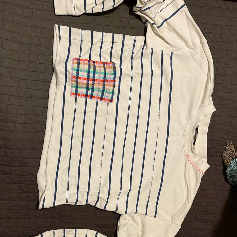 Cropped Keri Rosenthal Lite Weight Sweatshirt XS